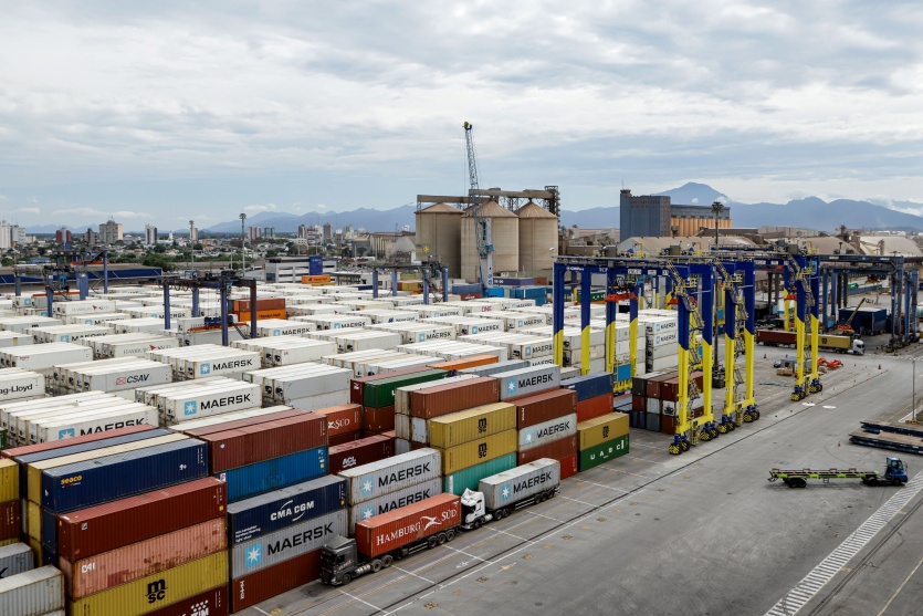 Paranaguá, 23 De Dezembro De 2023 Vista Geral Do Porto De Paranaguá.